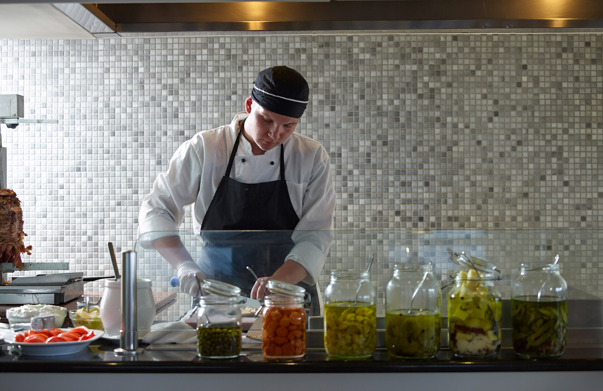 Hotel Rethymno Main Restaurant Show Cooking