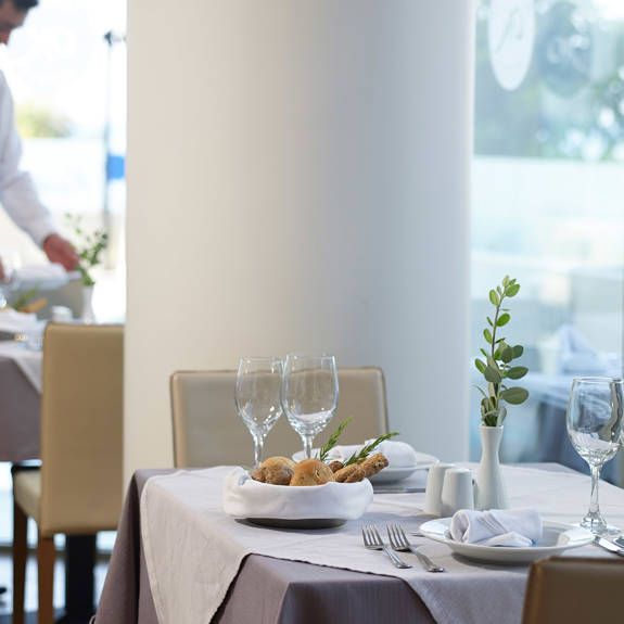 Rethymno Main Restaurant table