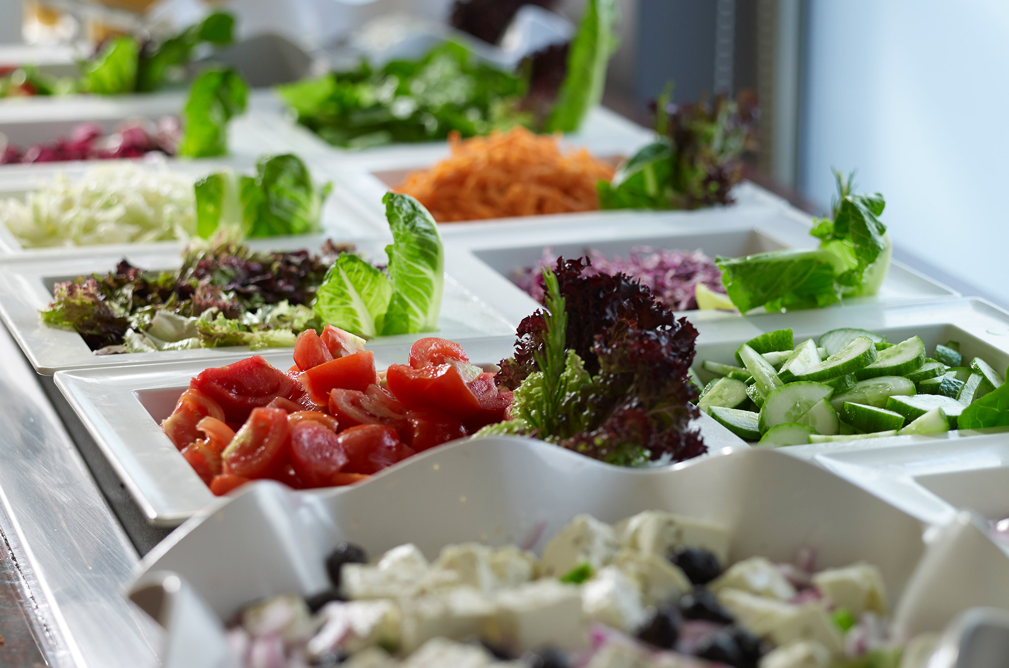 Restaurant Dinner Buffet Salad